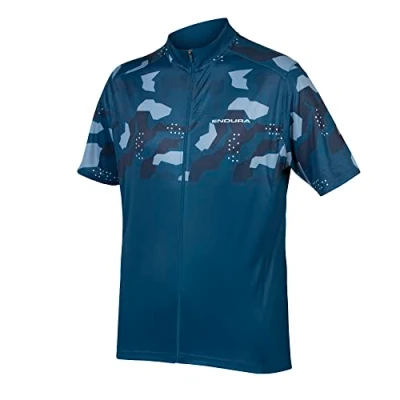 Abbildung von Endura Hummvee Ray II Kurzarm Jersey für Herren, Blaubeere, M