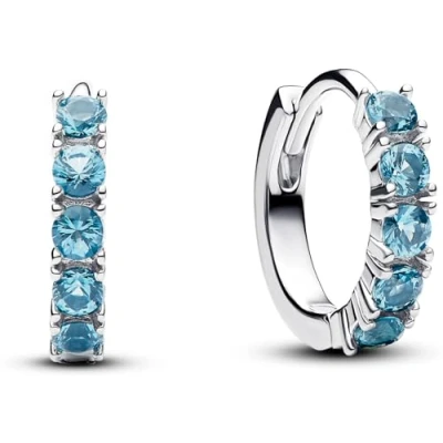 Abbildung von Pandora Damen Ohrringe Silber/Blau 293849C01