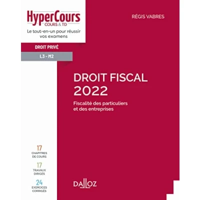Abbildung von Droit fiscal 2022 2ed: Fiscalité des particuliers et entreprises