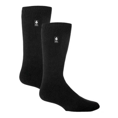 Abbildung von HEAT HOLDERS Herren 2 Paar Thermosocken Original Warme Socken für Winter mit Flauschigem Innerem Vlies (39 45, Schwarz)