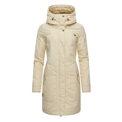 Abbildung von Ragwear Jannisa Wintermantel, Damen, Größe: Small, Beige