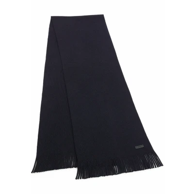 Abbildung von BOSS Albas Unisex Schal, Größe: One Size, Dark blue four