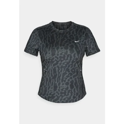 Abbildung von Nike Performance Swift TOP Sport Tshirt Black/reflective silvercoloured, Damen, Größe: Large, silver/coloured