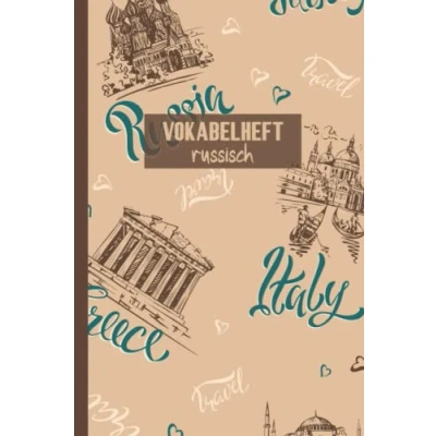 Abbildung von Vokabelheft Russisch: Russisch / 2 Spalten Zweispaltig mit Softcover Platz für 2975 Vokabeln 120 Seiten ca. A5