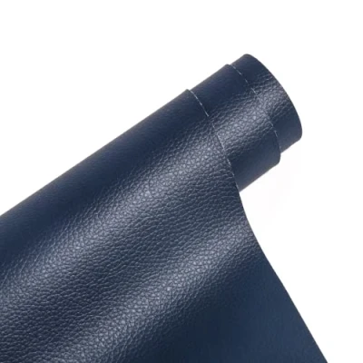 Abbildung von YushengTai Kunstleder Selbstklebende Leder Reparatur Set, Lederflicken Patch 40 x 150cm, für Sofas Autositze Bürostuhl Kopfteil Handtaschen Jacken, Dunkelblau