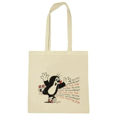 Abbildung von LOGOSHIRT Henkeltasche &quot;Der kleine Maulwurf Rollschuhe&quot;, mit coolem Motiv