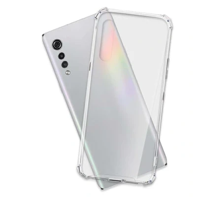 Abbildung von mtb more energy® Hülle Crystal Armor kompatibel mit LG Velvet (LM G900, 6.8&#039;&#039;) verstärkte Ecken Anti Shock Schutzhülle Case Cover Tasche