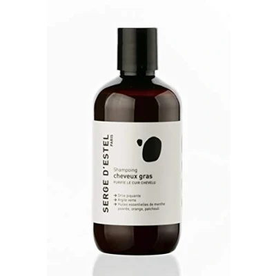 Abbildung von SERGE D’ESTEL Paris Shampoo Fetthaltiges Haar ohne Sulfat 250ml Reinigend und Regulierend Überschüssiger Talg in der Kopfhaut Verleiht Glanz Volumen 100% Vegane Formel Made