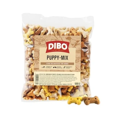 Abbildung von DIBO Puppy Mix, 500g Beutel, Backwaren als gesunde, natürliche Ernährung für Hunde, Hundefutter, Barf, B.A.R.F., Leckerli, Hundekekse