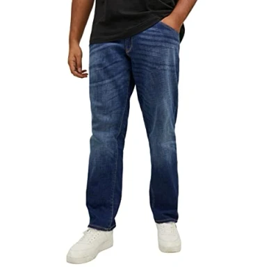 Abbildung von Jack &amp; Jones Jjiglenn Jjfox Jeans Slim Fit, Herren, Größe: 40x32, Blue denim