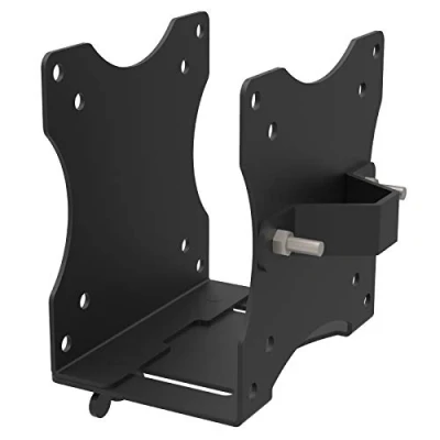 Abbildung von HFTEK Multifunktioneller Halter für Mini PC, Montage an Monitorständer oder VESA 75x75 / 100x100, Variable Breite (HF81A)