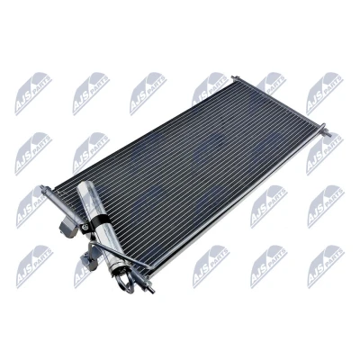 Abbildung von NTY CCS NS 024 Klimakondensator mit Trockner Aluminium 733mm NISSAN: Primera Kombi, Hatchback, Limousine