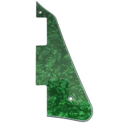 Abbildung von Musiclily LP Gitarre Schlagbrett für USA Les Paul Modern Style E Gitarre,4 lagig Green Pearl