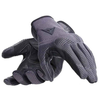 Abbildung von Dainese Argon Gloves, Motorrad Handschuhe für Männer mit Knöchelschutz, Reißverschluß, Touchscreen Kompatibilität, Herren S, Anthrazit