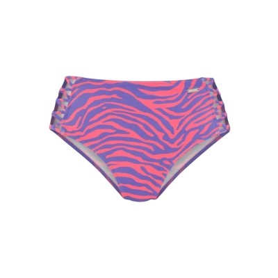 Abbildung von Venice Beach Bikinihose, Damen, Größe: 42, Violett/koralle