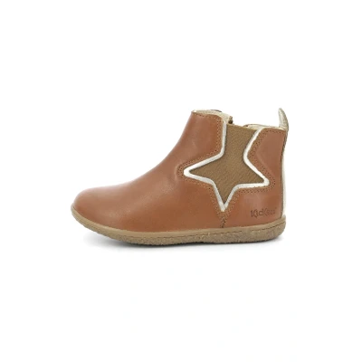 Abbildung von Kickers Vermillon Stiefelette für Kinder, Größe: 34, Camel Schuhe