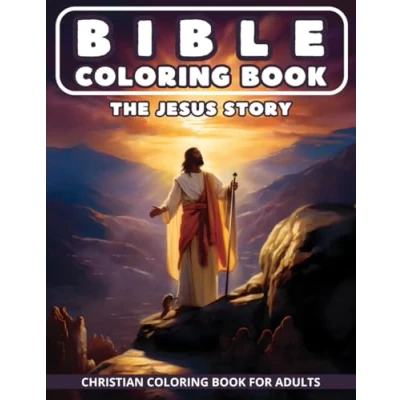 Abbildung von Bible Coloring Book for Adults: The Jesus Story