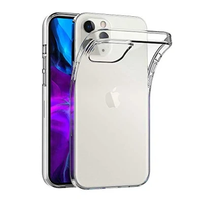 Abbildung von AICEK Hülle Compatible für Apple iPhone 12 / Pro Transparent Silikon Schutzhülle Case Clear Durchsichtige TPU Bumper Handyhülle (6,1 Zoll)