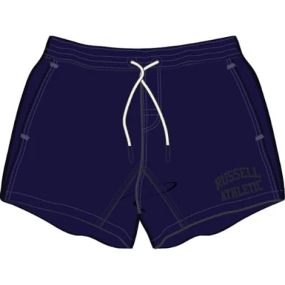 Abbildung von Russell Athletic A00871 CR 424 Logo Swim Shorts Herren Chinese RED Größe XXL