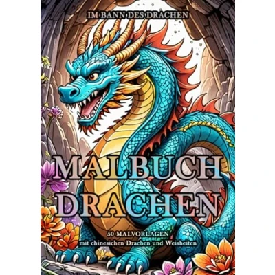 Abbildung von Malbuch Drachen Im Bann des Drachen: Die faszinierende Welt Jahr Drachen. Ein Ausmalabenteuer für Kinder, Jugendliche und Erwachsene! ... Fabelwesen Chinesischen Weisheiten