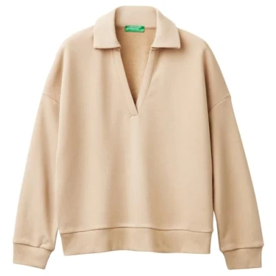 Abbildung von United Colors of Benetton Sweatshirt, Damen, Größe: Medium, Beige