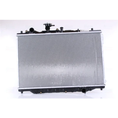 Abbildung von NISSENS 62405A Kühler, Motorkühlung Aluminium 400 649 22 Kühlrippen gelötet MAZDA: 626 III Hatchback, Limousine