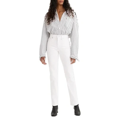 Abbildung von Levi&#039;s Damen 724™ High Rise Straight Jeans,Western White,30W / 34L