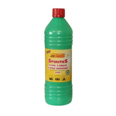 Abbildung von Favorit 1270 Spiritus 1000 ml; geeignet für Haushalt, Auto und Freizeit; aus reinem Bio Alkohol mit Spritzausgießer kindersicherem Verschluss