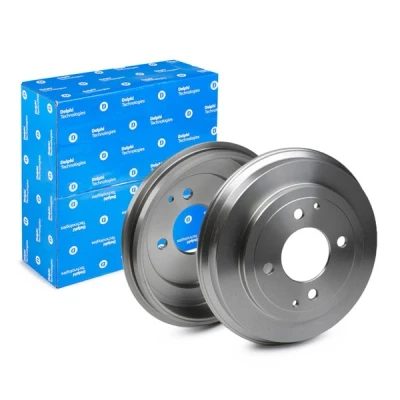 Abbildung von DELPHI BF604 Bremstrommel ohne ABS Sensorring, Radlager, Lager 240 MITSUBISHI: COLT 6, SMART: Forfour I