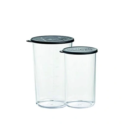 Abbildung von Bamix 3002.001, 1 l, ml, Kunststoff, Schwarz, Transparent, 20 100 C, 2 Stück(e)