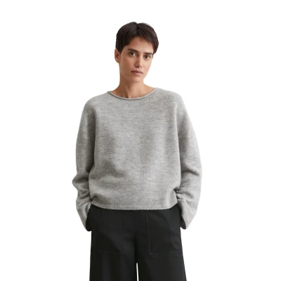Abbildung von Marc O&#039;Polo Strickpullover, Damen, Größe: XS, Mid stone melange