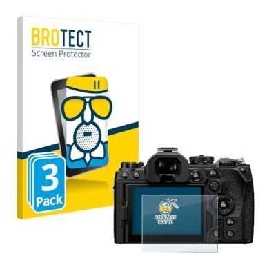 Abbildung von BROTECT Entspiegelungs Schutzglas für Olympus OM System 1 Mark II (3 Stück) Schutz Folie Panzerfolie Glas Matt [Extrem Kratzfest 9H, Anti Reflex]