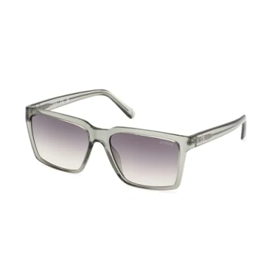 Abbildung von Guess Herren GU00084 93P Gläser SONNENBRILLEN Injiziert Grün Quadratisch Normal Schattiert