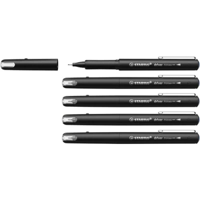 Abbildung von STABILO Premium Fineliner dr!ver 5er Pack blau