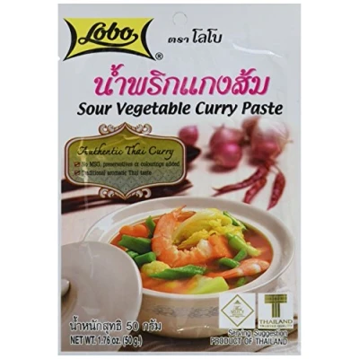 Abbildung von Lobo Würzpaste Curry gemahlen Sauer, 12er Pack (12 x 50 g)