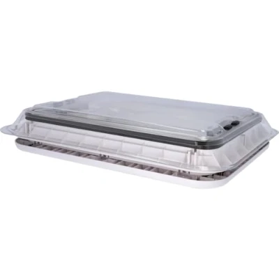 Abbildung von BERGER Dachhaube Camper Dachfenster Dachluke 70 x 50 cm für Wohnwagen Wohnmobil mit Moskitoschutz &amp; Verdunkelungsrollo bis 60 mm Dachstärke transparent LED
