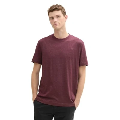 Abbildung von TOM TAILOR T Shirt mit Logostickerei