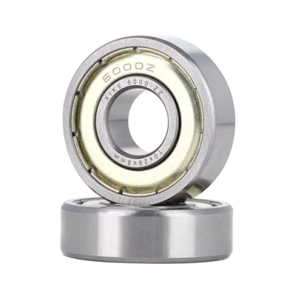 Abbildung von XiKe 2 Stück 6000 ZZ Kugellager 10x26x8mm Chromstahl und Doppelte Metalldichtung 6000Z Rillenkugellager mit Dichtungen