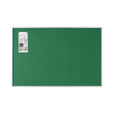 Abbildung von Bi Office Filztafel New Generation, Pinnwand mit Aluminiumrahmen, 90 x 60 cm, Grün