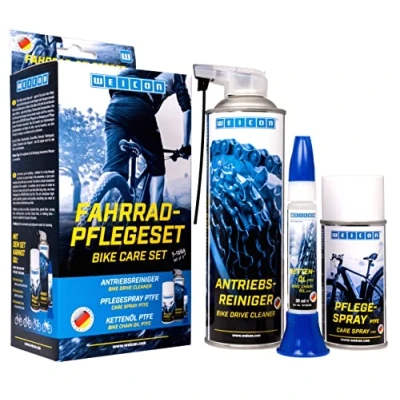 Abbildung von WEICON Fahrrad Pflegeset 3 tlg., für alle Arten von Fahrrädern (Set, [3 St)