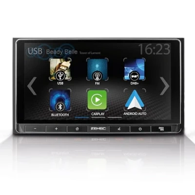 Abbildung von ZENEC Z N538 2 Din Autoradio/Infotainer, Multimediasystem mit 17,1 cm / 6,75“ Touchscreen, DAB+, Mediencenter Wireless Android Auto/Apple CarPlay, für PKWs, Wohnmobile