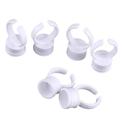 Abbildung von Sonew 100 Teile/satz Wimpernverlängerung Halter, Einweg Microblading Pigment Halter Tasse Tattoo Farbkappen Cups für Makeup