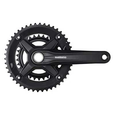 Abbildung von Shimano Unisex Erwachsene Altus Kettenradgarnitur, Schwarz, Einheitsgröße
