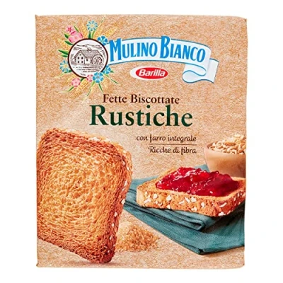 Abbildung von 6x Mulino Bianco Fette biscottate Le rustiche 315g mit Dinkel Zwieback brot
