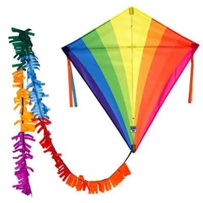 Abbildung von Wolkenstürmer Flug Drache Eddy Regenbogen, (1 tlg)