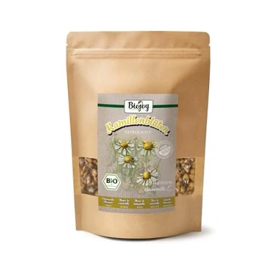 Abbildung von Biojoy BIO Kamillenblüten (100 g), getrocknet und ganz, Kamillentee (Matricaria chamomilla)
