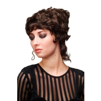 Abbildung von WIG ME UP L.COLONIAL.Lady 6 Damenperücke Qualitätsperücke Perücke Barock Kolonial Turmfrisur Beehive Braun