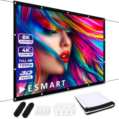 Abbildung von eSmart SPANMI Spann Leinwand 266 x 149 cm (120&quot;) 16:9