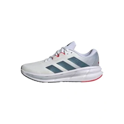 Abbildung von adidas Herren Questar 3 Running Shoes Laufschuhe, Cloud White/Core Black/Pure Ruby, 46 2/3 EU
