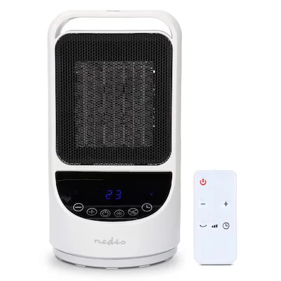 Abbildung von Nedis SmartLife Keramik PTC Heizlüfter Wi Fi 1500 W 2 Wärmeeinstellungen Oszillation Anzeige 10 49 C Android™ / IOS Weiss